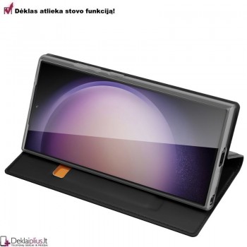 Dux Ducis Skin Pro dirbtinės odos dėklas - juodas (Samsung S24 Ultra) Dux Ducis Skin Pro dirbtinės odos dėklas - juodas (Samsung S24 Ultra)